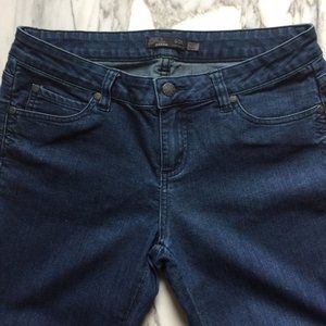 Prana 6 short womens straight leg jeans